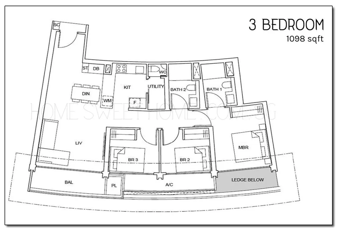 One-Pearl-Bank-Floor-Plans-3-Bedroom-1098-sqft