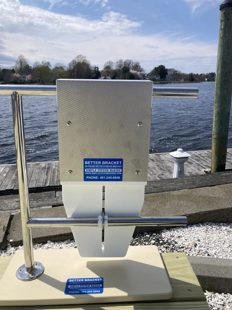 Atlas Bracket for 1-1/2″ 1-1/4″ and 1″ Rail options to hold outboard motors up to 140 pounds