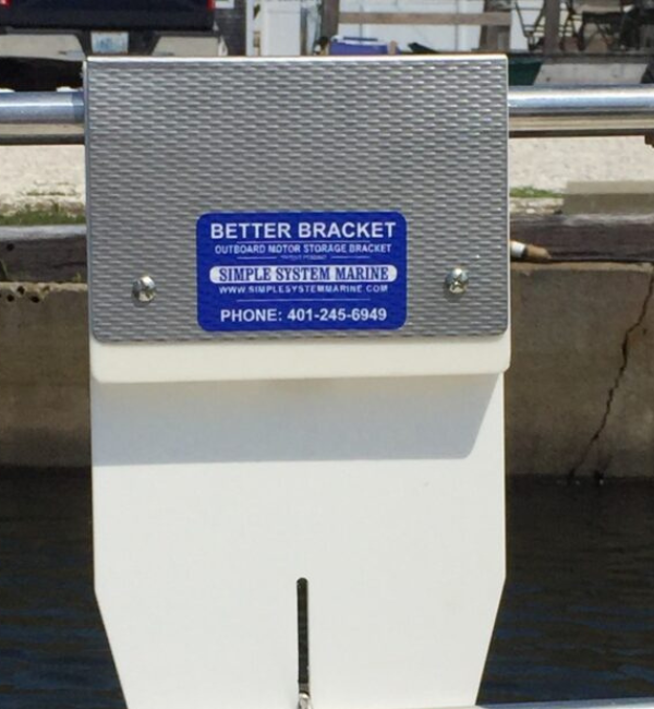1″ Double Rail Outboard Motor Bracket