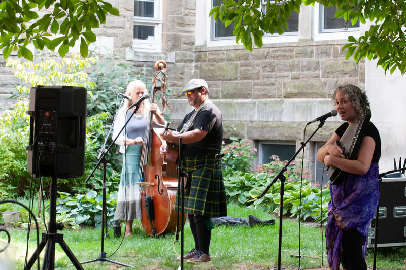 Drab Irish Band performing at the Troy Hayner Cultural Center