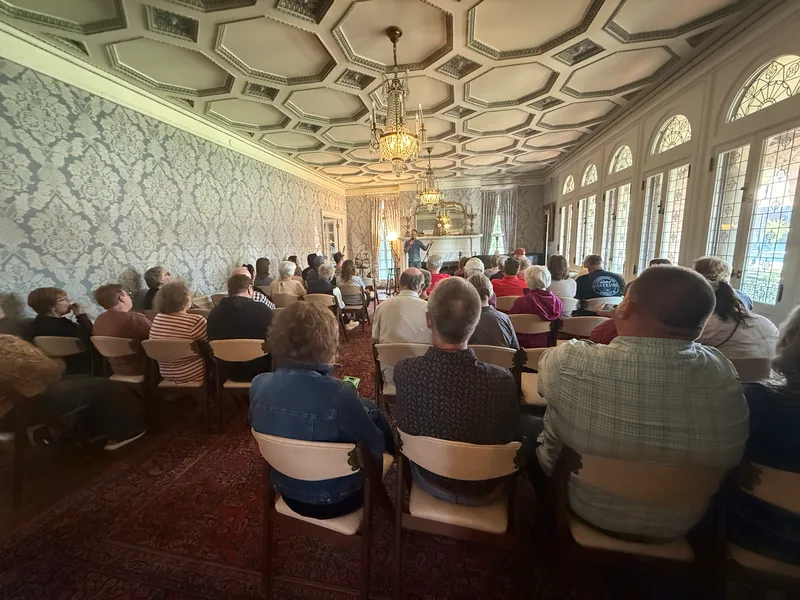 Shannon Clark holds Cardinal Cabaret in the East Room at Troy-Hayner Cultural Center