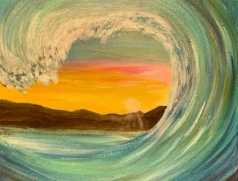 I Heart the Ocean At Home Paint Kit