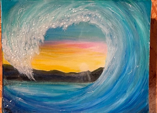 I Heart the Ocean with Resin - At Home Kit