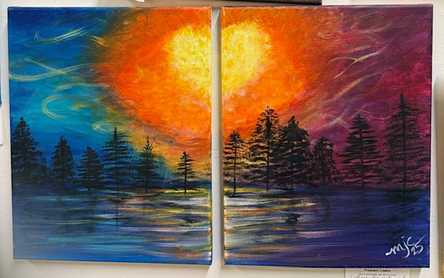 Sunset Love- Date Night At Home Paint Kit