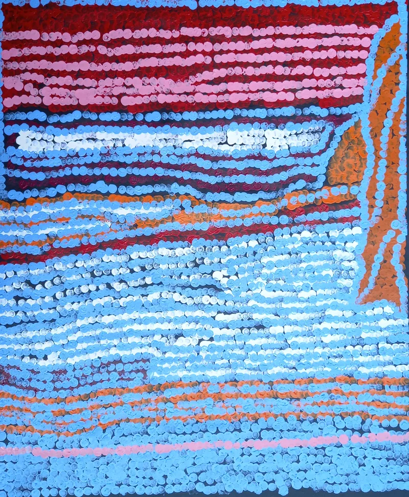 Tommy Watson 60x90cm Acrylic on linen