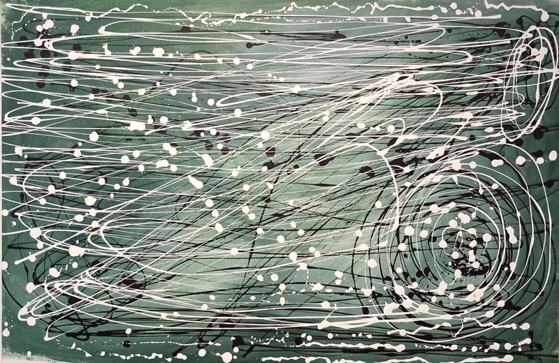 Eddy Zabba 90x150cm Acrylic on canvas/linen blend with matt varnish