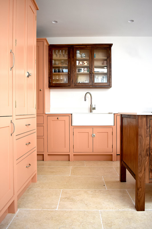 Modern shaker in frame kitchen in Crouch End North London