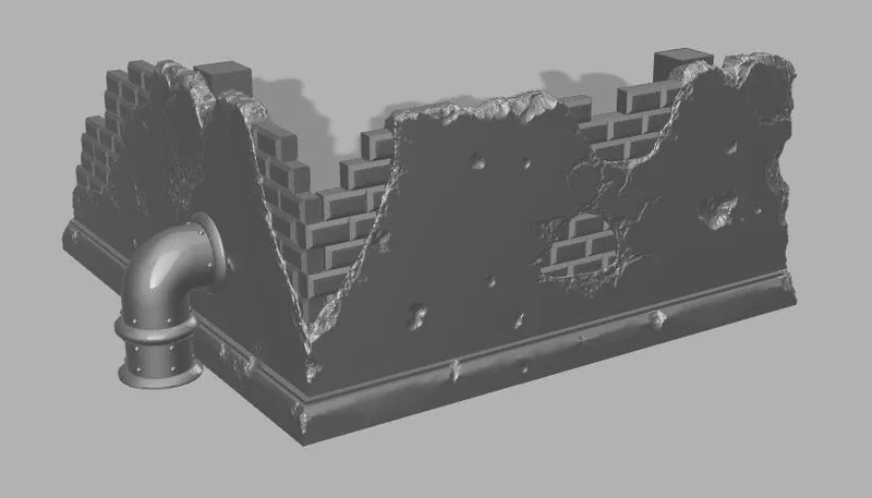 Damaged/Ruined walls
