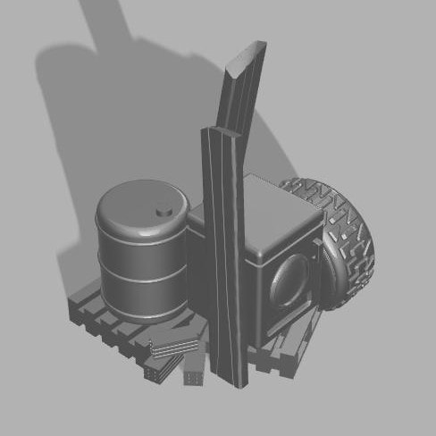 Junk Scatter Barricade