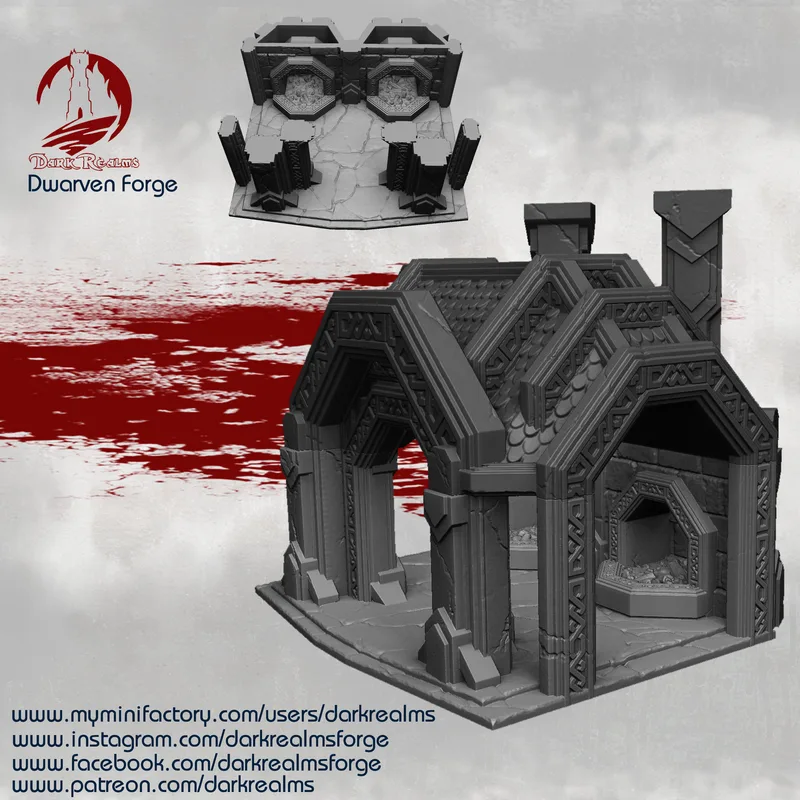 Kir Badur (Dwarf) Forge 10mm