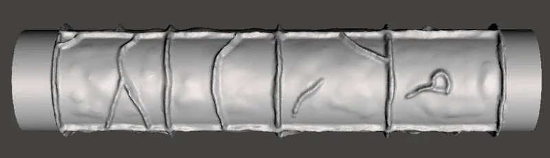 Broken flagstone roller