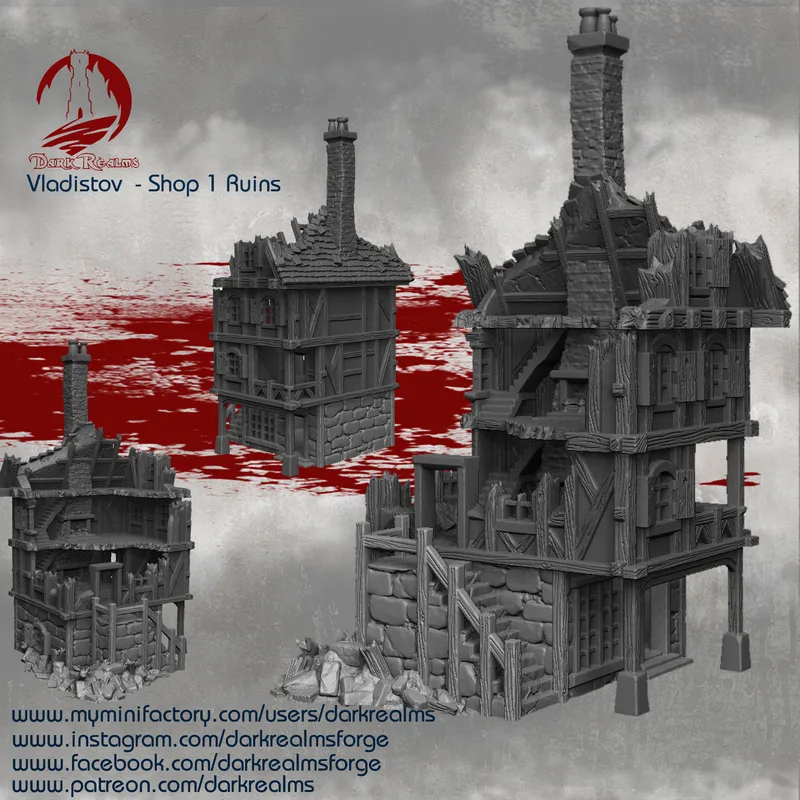 Vladistov Shop 1 Ruins 10mm