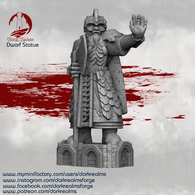 Kir Badur (Dwarf) Statue