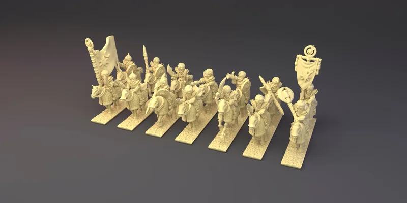 Araby Knight unit in 10mm scale