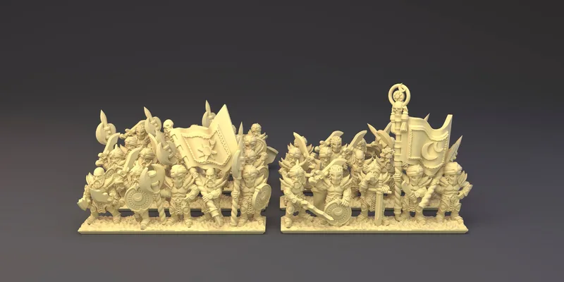 Araby Guard unit in 10mm scale