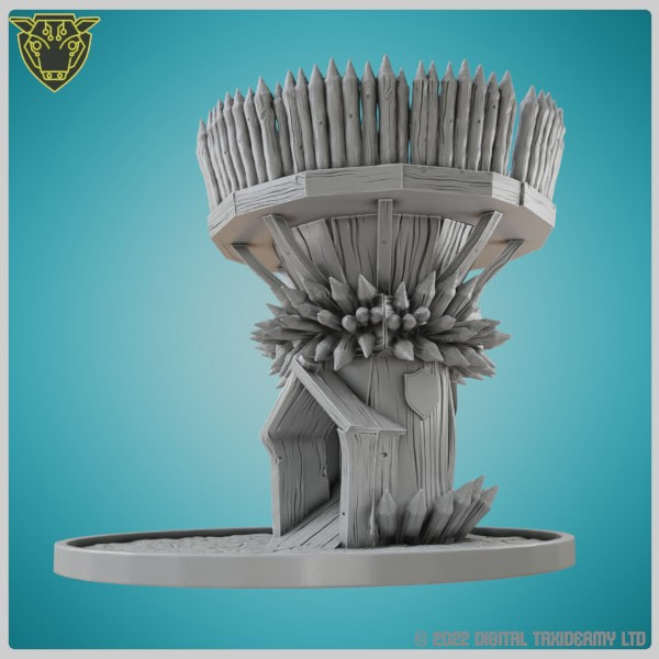 Wood Fort Dice tower