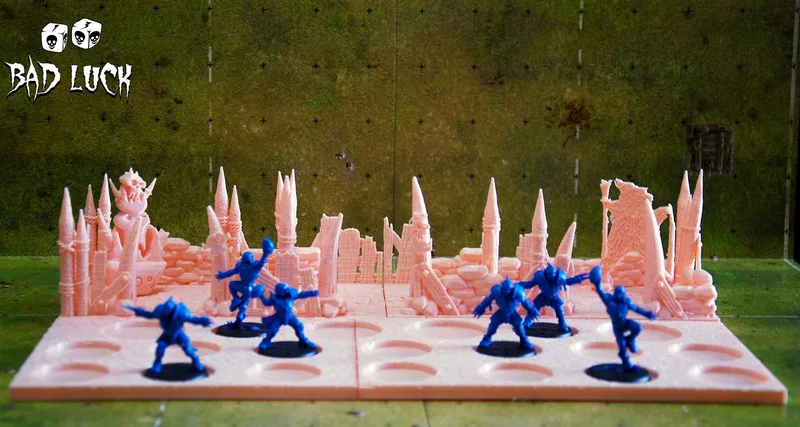 Fantasy Football Orc dugout set