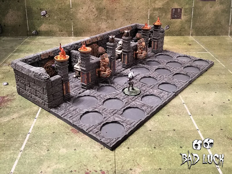Fantasy Football Lizardmen dugout set