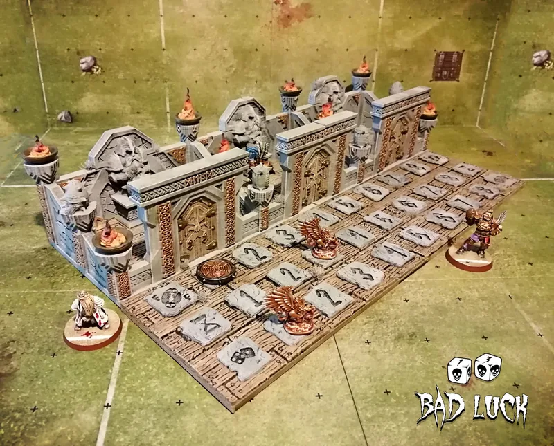 Fantasy Football Dwarf dugout set