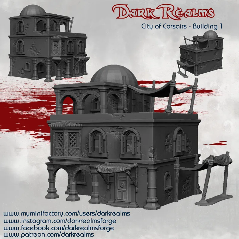 City of Corsairs Building 1 10mm