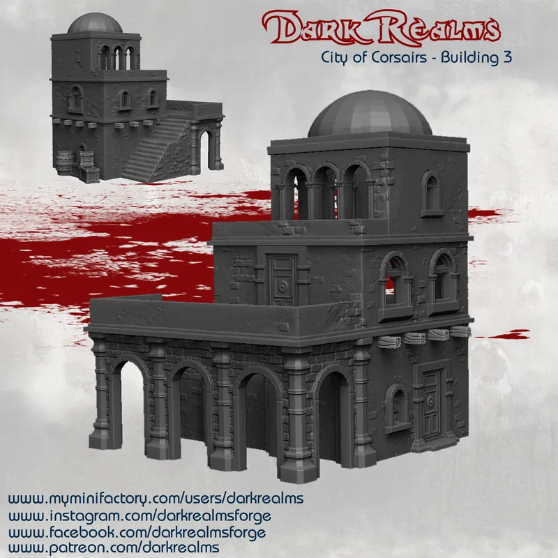 City of Corsairs Building 3 10mm