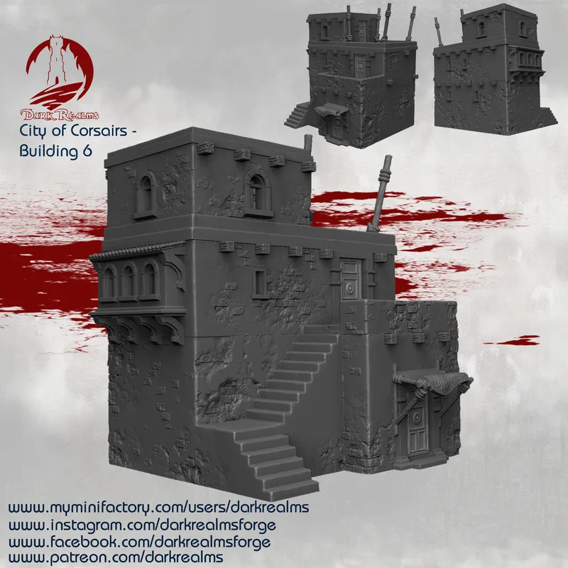 City of Corsairs Building 6 10mm