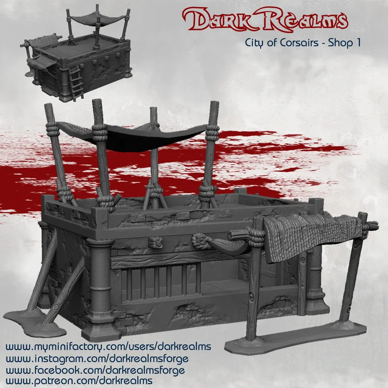 City of Corsairs Shop 10mm