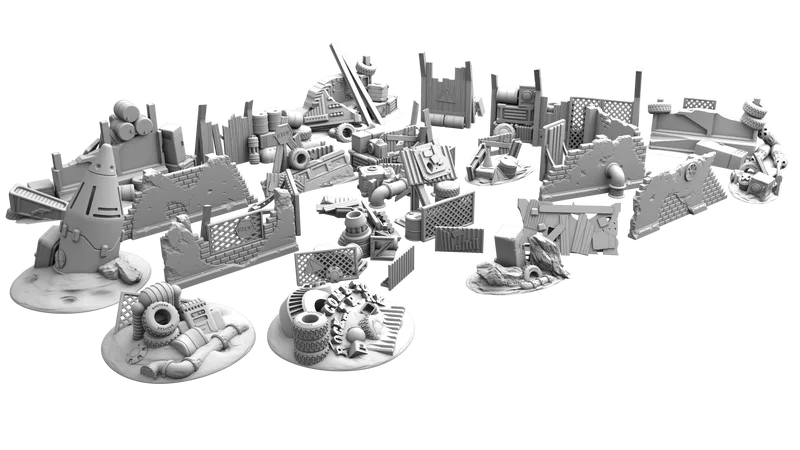 Sci Fi Scatter Scenery 8mm/10mm
