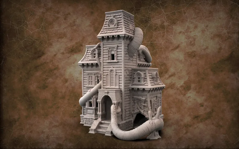 Haunted house Dice tower