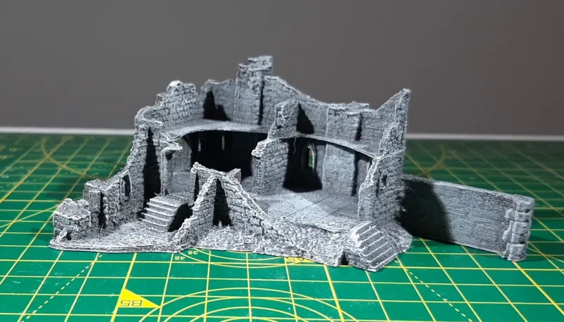 Castle Dracul Ruined Monastery 10mm