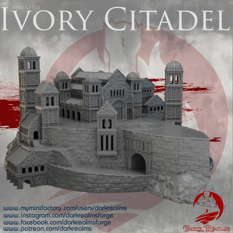 Arkenfel Ivory Citadel in 10mm