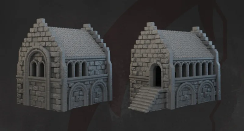 Arkenfel Ivory Citadel Building 1V1 10mm