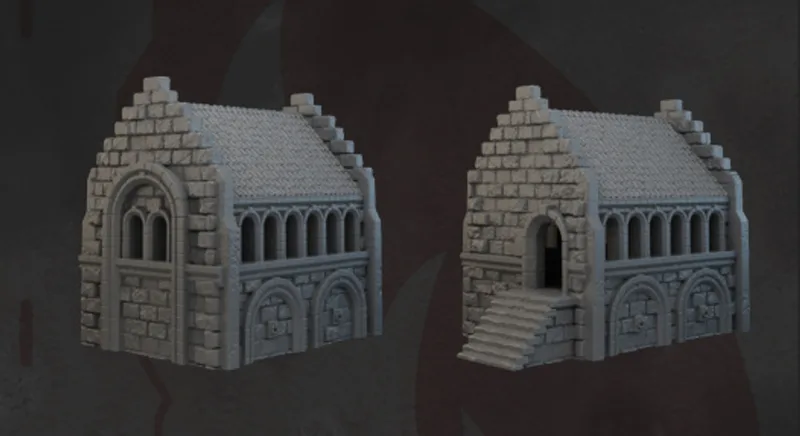 Arkenfel Ivory Citadel Building 1V2 10mm