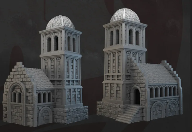 Arkenfel Ivory Citadel Building 1V4 10mm