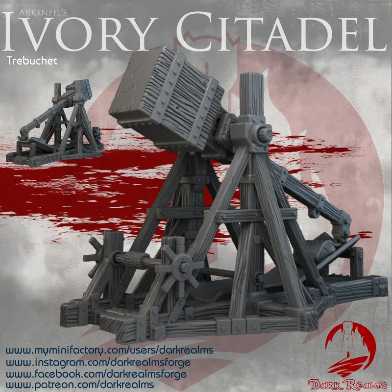 Arkenfel Ivory Citadel Trebuchet 10mm