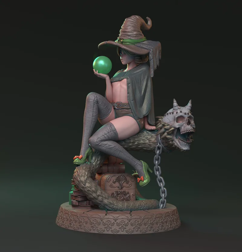 Witch Yaleena Rauswasser miniature