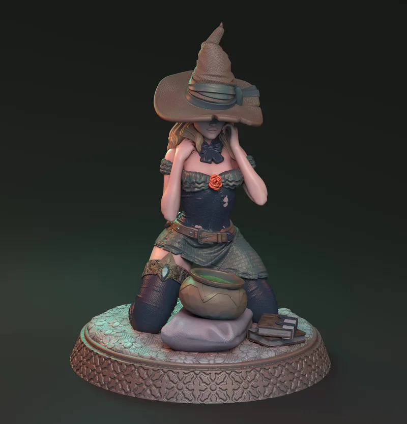 Witch Marina Von Litta miniature