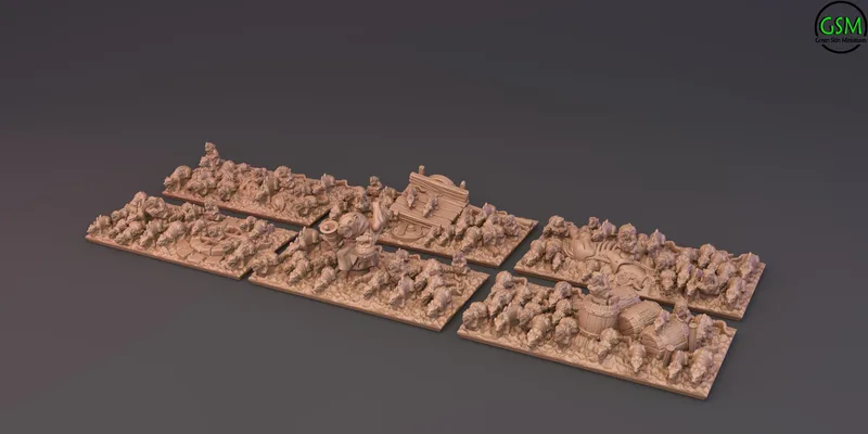 Rat swarm unit 10mm Scale