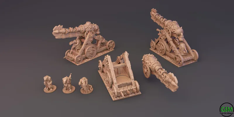 Ratmen Lightning Canon Unit 10mm Scale