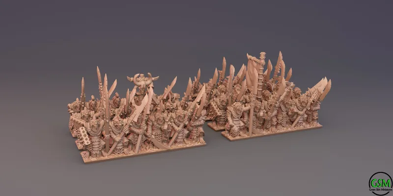 Ratmen Storm Vermin Unit 10mm Scale
