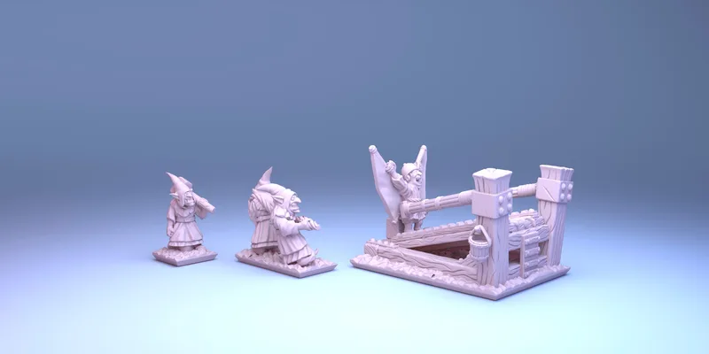 Goblin Doom Diver unit in 10mm scale