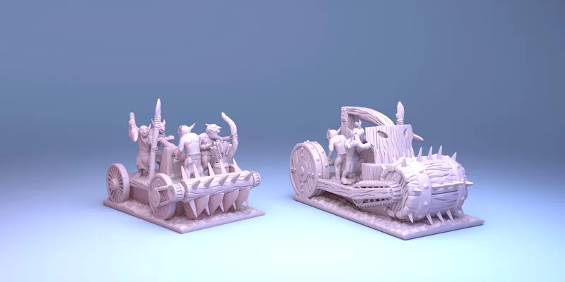 Goblin Pump Wagon unit in 10mm scale