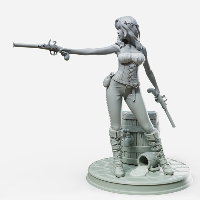 Jalissa Pistols miniature