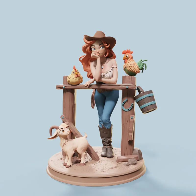 Farm Girl Nerissa V3 miniature
