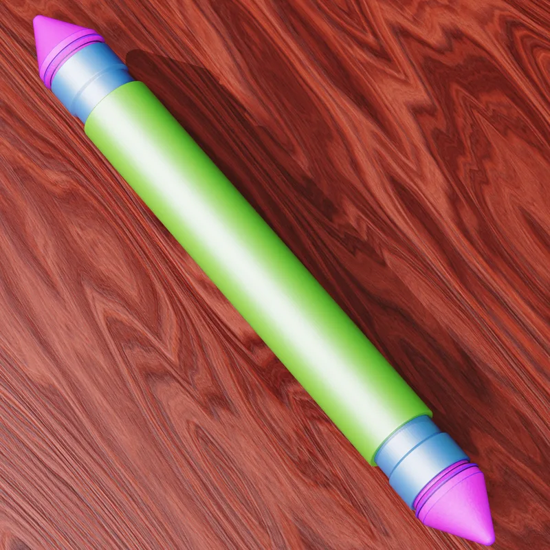 Simple Crayon Game mat tube