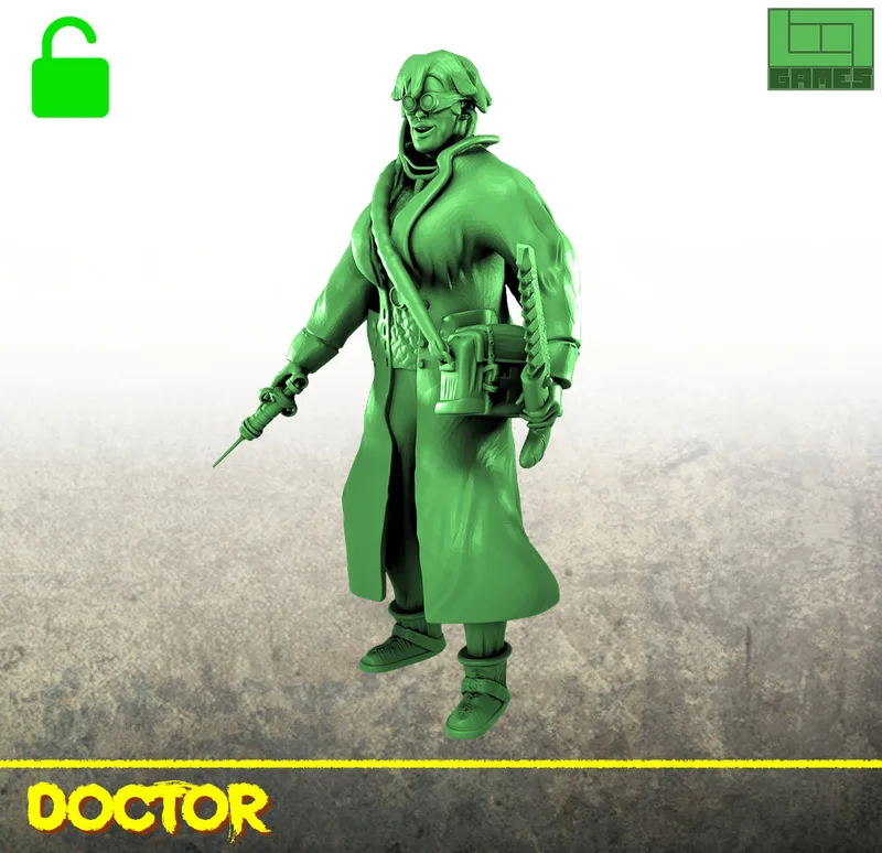Sci fi Doctor miniature