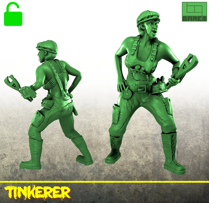Sci fi Mechanic miniature