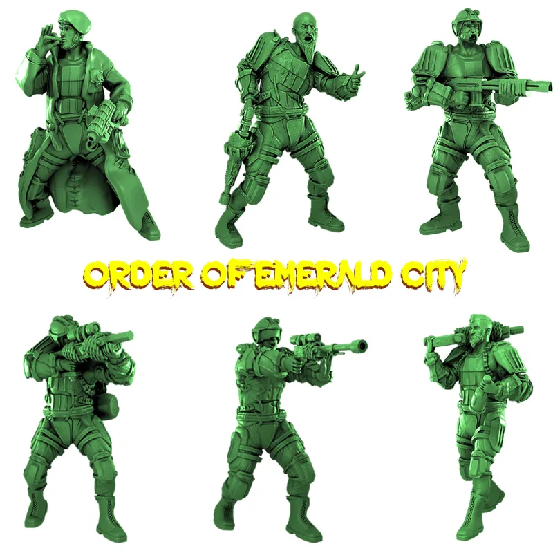 Sci fi Guard miniature set