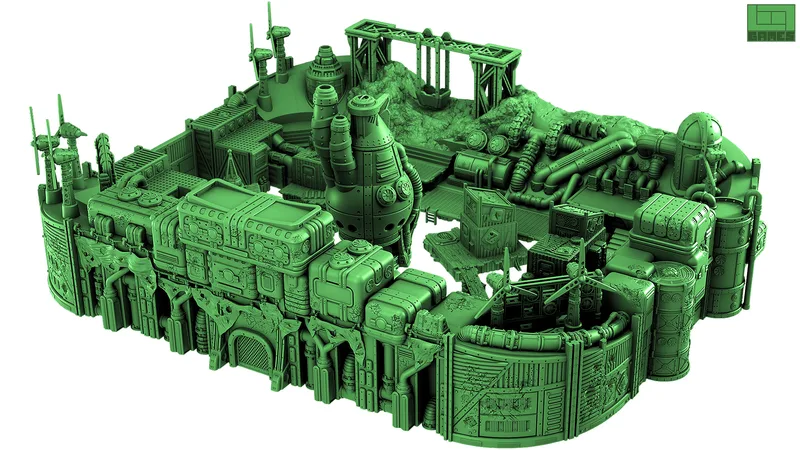 Sci Fi Emerald City Stadium 8mm/10mm