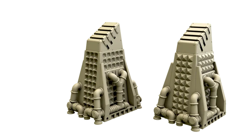 Sci-Fi Industrial Exhausts 28mm